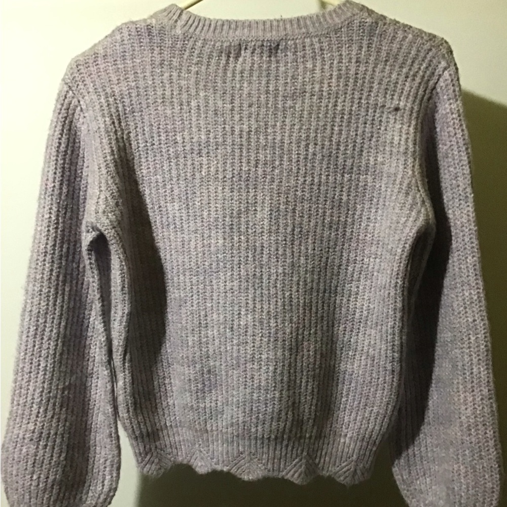 Cupcake clothing LTD Purple Longsleeve youth sweater size youth 10 EUC - Picture 4 of 6